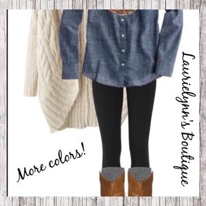 Boutique Fleece lined leggings. More colors.